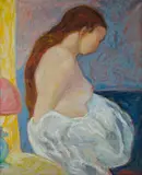 Salvatore Zofrea, Nude by Lamp