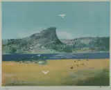 Arthur Boyd, Pulpit Rock and Cockatoos, Lithograph 12/127