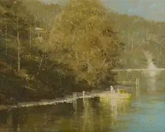Dale Marsh, Narooma River, 1980, Oil on Board