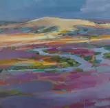 John Turton, Winding River, Oil on Canvas