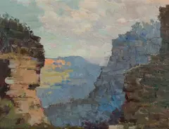 John Salvana, The Three Sisters, Oil on Board