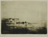 T Penleigh Boyd, Hauling in the Nets, Drypoint 17/20
