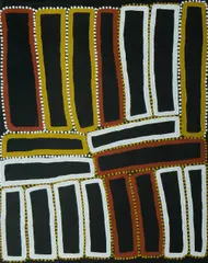 Tingari Cycle by Walala Tjapaltjarri, 1998, Acrylic on Linen, offered Mar 2020
