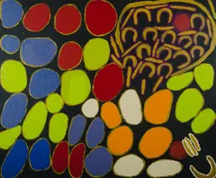 Anmanari Brown, Seven Sisters, 2003, Acrylic on Canvas
