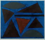 John Coburn, Study for Savoy Blues, Acrylic on Paper