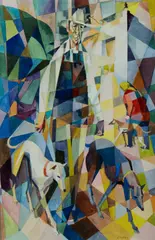 T John Santry, Greyhounds, W/Clr & Gouache