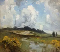 T Penleigh Boyd, Untitled Landscape, Oil on Canvas