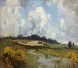 T Penleigh Boyd, Untitled Landscape, Oil on Canvas