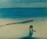 Robert Dickerson, Girl on a Beach