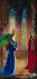 Wolfgang Grasse, Annunciation, 1979, Oil on Board
