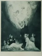C Sharp Minor Quartet by Norman Lindsay, 1927, Etching, Engraving & Stipple 50/55, offered Nov 2019