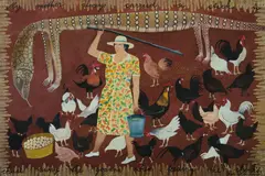 Bob Marchant, Goanna, 1988, Oil on Canvas