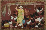 Bob Marchant, Goanna, 1988, Oil on Canvas