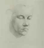 Nora Heysen, Study of a Woman - Three-quarter Profile