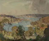 James Ranalph Jackson, Lavender Bay, Sydney,' c, 1928, Oil on Board