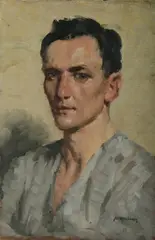 Norman St. Clair Carter, Study of a Young Man, Oil on Canvas