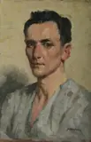 Norman St. Clair Carter, Study of a Young Man, Oil on Canvas