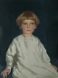 Norman St. Clair Carter, Portrait of a Boy, 1923. Signed & dated upper right, Oil on Canvas