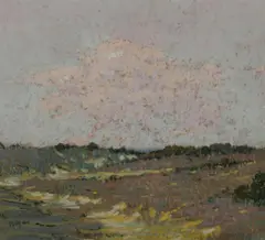 J. Howard Ashton, Landscape & Sky, 1918, Pastel