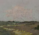 J. Howard Ashton, Landscape & Sky, 1918, Pastel