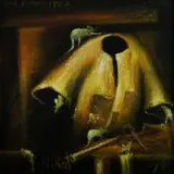 Pro Hart, The Pipefitter, 1974, Oil on Canvas