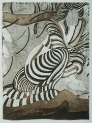 Mirabel Fitzgerald, Rhythms of Cloth, 1975, Aquatint 14/15