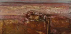 Noel Teasdale, Deserted Mine, 1988, Mixed Media on Canvas