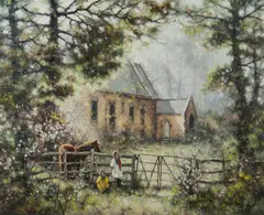 Springtime in Berrima by Ramon Ward-Thompson, Oil on Canvas, sold Nov 2019