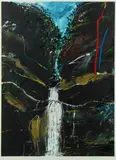 Chris Kenyon, Wentworth Falls III, 1988, Acrylic on Canvas