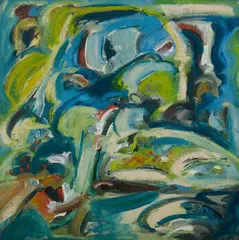 Bruno Leti, Locke Border, Oil on Canvas