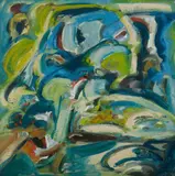 Bruno Leti, Locke Border, Oil on Canvas