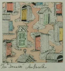 Leon Pericles, Dunnies, Hand Coloured Etching 29/120