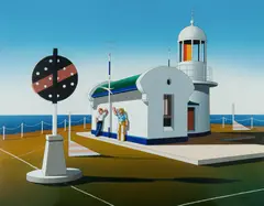 James Willebrant, Letting the Birds Go, 1987, Acrylic on Canvas