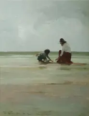 Discoveries by Peter Fennell, Oil on Canvas Board, offered Nov 2019