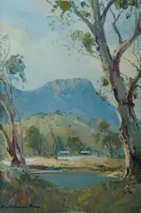 Wykeham Perry, The Cathedral, Oil on Canvas Board