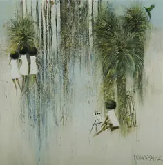 Richard Bogusz, Portrait, Oil on Panel