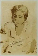 Ray Crooke, Island Woman, 1957, Lithograph