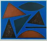 John Coburn, Jazz Series - Savoy Blues, screenprint T/P