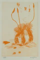 Xanthorrhoea by Clifton Pugh, Aquatint 18/75, offered Nov 2019