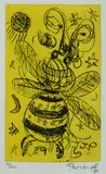 John Perceval, Bumble Bee, 1989, Coloured Etching 75/100
