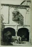 Lionel Lindsay, Zafra, Etching ed.100