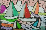 Malcolm de Chazal, Untitled (Yachts)
