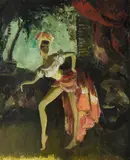 Doris Zinkeisen, Josephine Baker on Stage, c