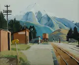 Ivy Grace Fife, Haast Pass, Oil on Canvas Board
