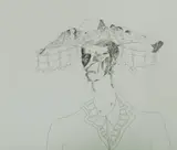 George Condo, More Sketches of Spain - for Miles Davis #4, 1991, Etching 4/40