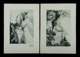 Willy Pogany, (2), Both signed in pencil