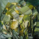 Palla Jeroff, Waiting for the Rain, Oil on Canvas
