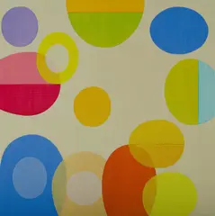 John Cottrell, Ultramarine Life Signs I, 2007, Acrylic on Board