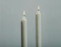 Zai Kuang, Two Candles, 2007, Oil on Canvas