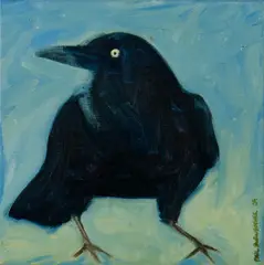 Paul Fairweather, Crow Again, 2005, Oil on Belgian Linen